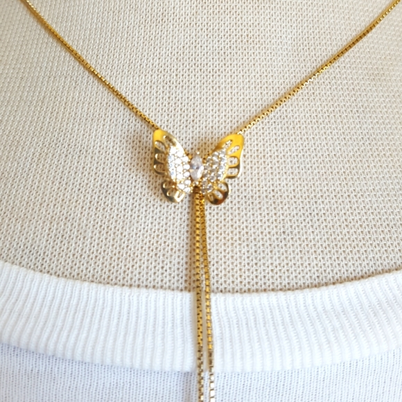 Rachel Zoe Jewelry Rachel Zoe Butterfly Charm 8k Vermeil Sterling